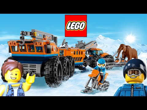 LEGO 🌎 Haul set 60195 Arctic Mobile Exploration Base.Unboxing review ! Frozen 🥶 Wolly Mammoth !