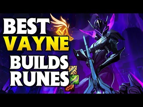 Best VAYNE BUILDS & RUNES for Preseason and Season 8 (League of Legends)