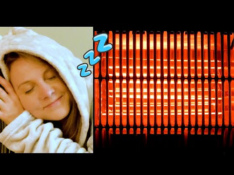 Brrrr It's Cold Outside... Heater Sleep Sounds + Rain Black Screen