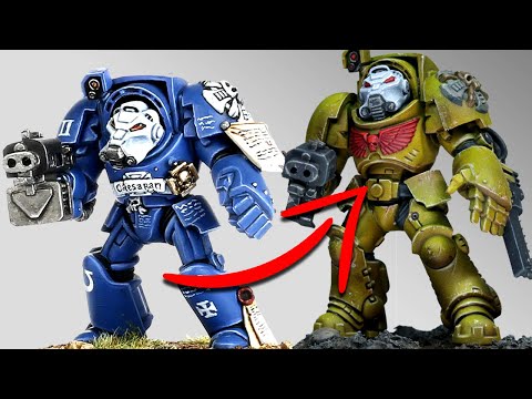 Kitbashing A True Scale Space Marine Terminator