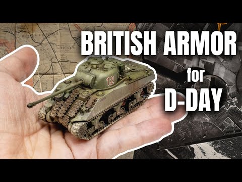 Full PAINTING & WEATHERING British D Day tank - Airfix 1/72
