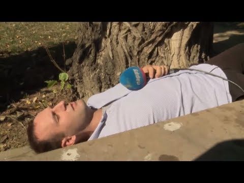 Marko Dolas legao pored drveta topole da se odmori i oslobodi se lose energije - DJS - 1.10.2019.