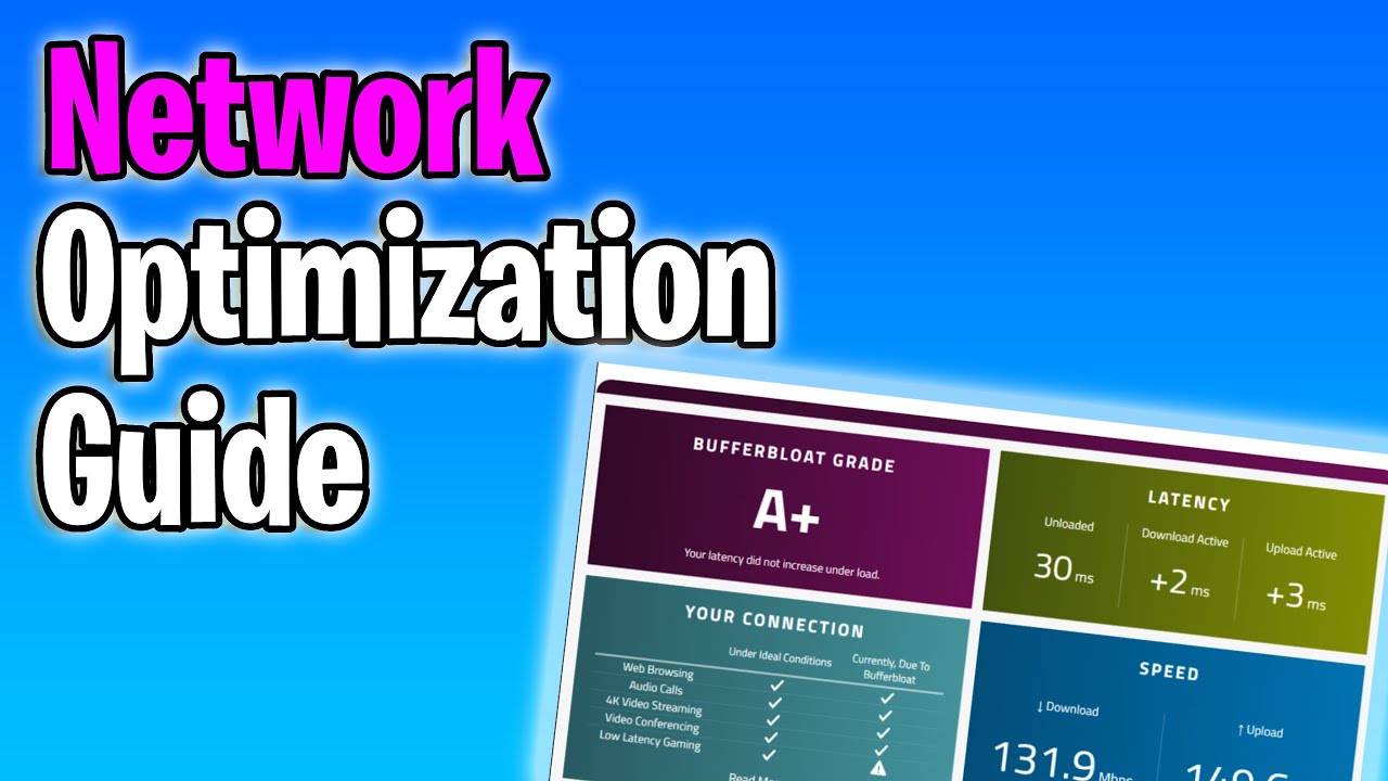 NETWORK OPTIMIZATION GUIDE (No Packet Loss & Jitters)