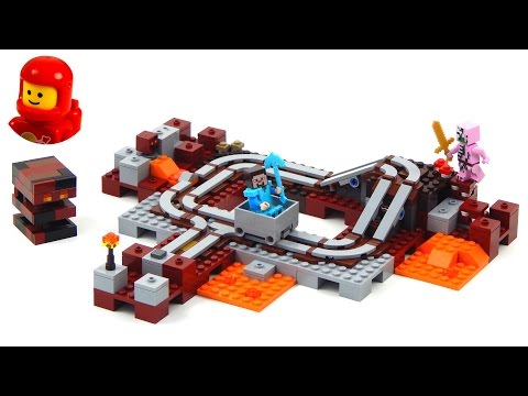 Vidéo LEGO Minecraft 21130 : Les rails du Nether