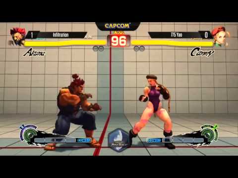 Infiltration (Akuma) vs 775Yao (Cammy)  - #USF4 #EVO2014