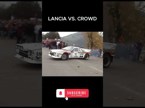 Lancia Does the Impossible: Drifting in Front of a Crowd 🎭 | Rally Legend Moment