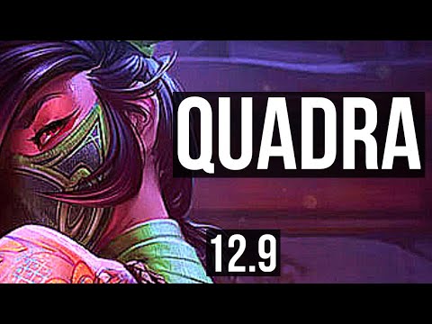 AKALI vs URGOT (TOP) | Quadra, 1.5M mastery, 500+ games | BR Master | 12.9