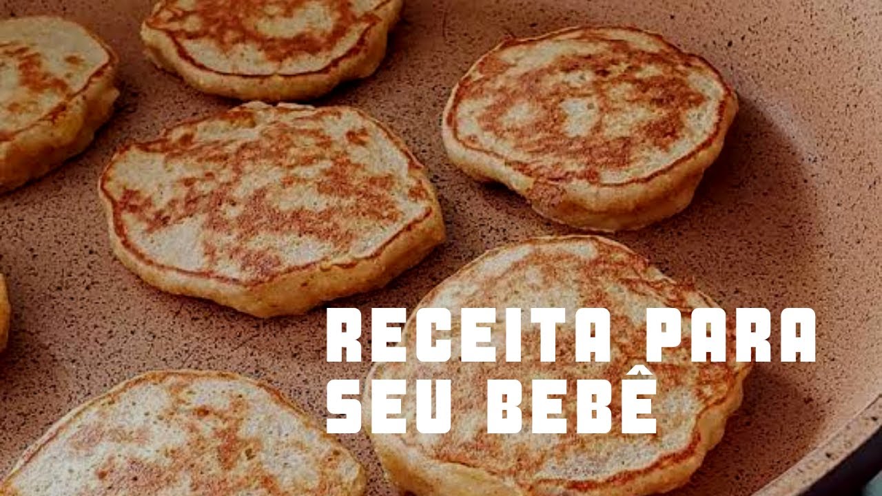 Panquecas de banana - Receitinha fácil para o bebê