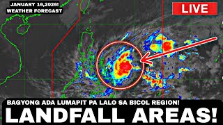 JANUARY 16,2026! BIGLANG iniwasan Ng BAGYONG ADA Ang BICOL REGION! Pagbabago sa DIREKSYON!
