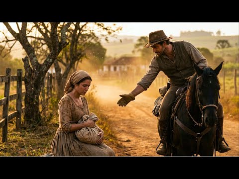 ELA FOI DEIXADA NA ESTRADA SEM NINGUÉM… ATÉ QUE O FAZENDEIRO SOLITÁRIO PAROU O CAVALO E FEZ UMA