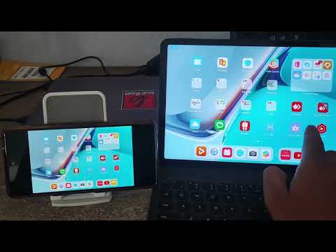 Wireless Projection / Share Screen Huawei Matepad 11 on Samsung Phone