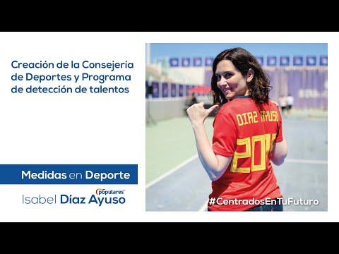 Isabel Díaz Ayuso - Medidas en Deporte