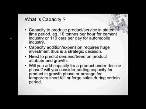 #Educational .... capacity planning operation management chap#5