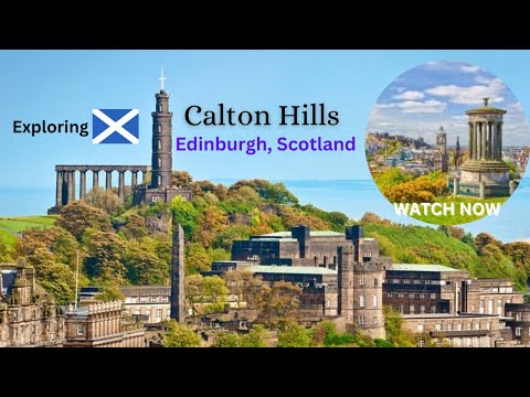 CALTON HILL Edinburgh, One of the Top Attractions in Edinburgh to visit. A must-see Place 2024 |4K
