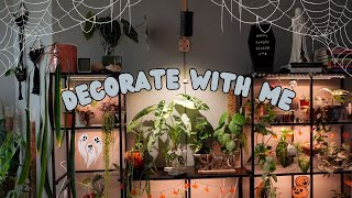 let's decorate my indoor jungle for fall 🎃🦇🌿