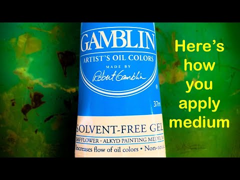 Painting Medium By Gamblin Tutorial - Paintings By Justin