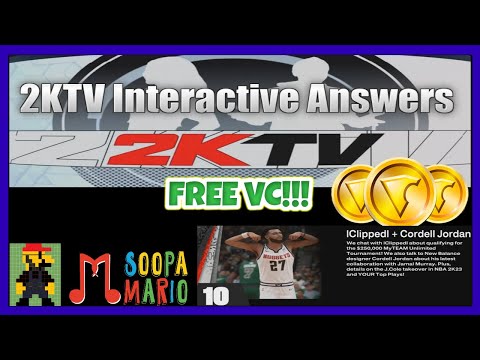 NBA 2K23 2KTV Interactive Answers Episode 10 #2ktvwow