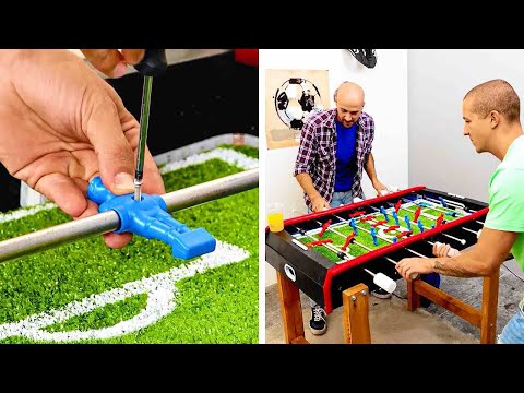 SOCCER TABLE RESTORATION || HOW TO RESTORE OLD TOYS AND GIVE THEM A SECOND CHANCE