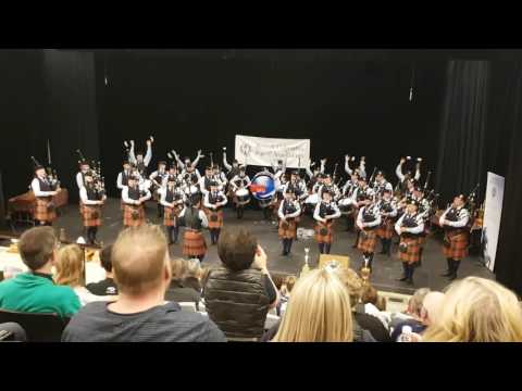 Simon Fraser University Pipe Band medly at BC Pipers competition April 2017