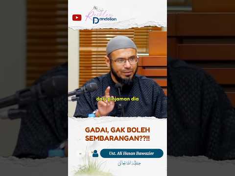 PORROWING, CANNOT BE A MISCELLANEOUS PLACE!!! #pawning #lecture #law #islamic studies #syariah #s...