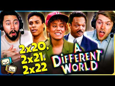A DIFFERENT WORLD 2x20, 2x21, & 2x22 Reaction! | Jasmine Guy, Kadeem Hardison w/ Jaby Koay
