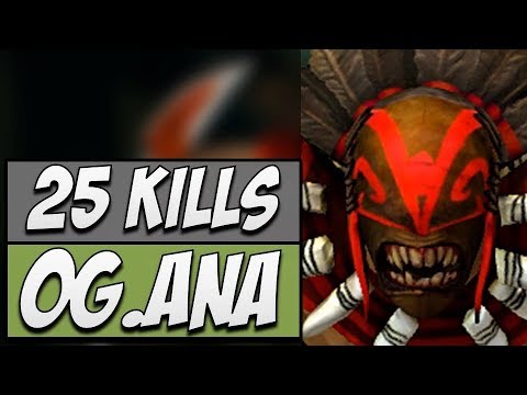 OG.Ana Bloodseeker with 25 KILLS | Dota Gameplay