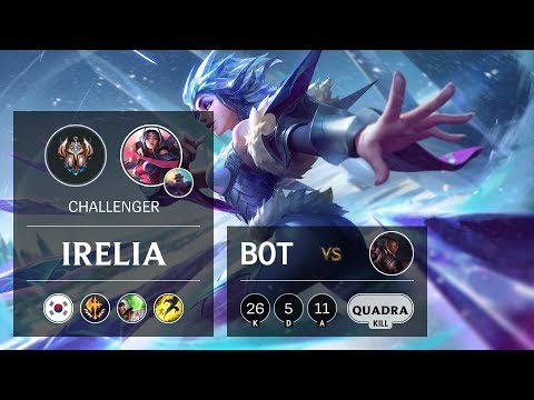 Irelia Bot vs Lucian - KR Challenger Patch 9.7