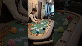 ポーカーをするクルー達 #ResPoPoker #AmongUs #Poker