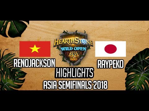 HEARTHSTONE WILD OPEN HIGHLIGHTS | Renojackson vs Raypeko | Asia Regionals Semifinal | 2018