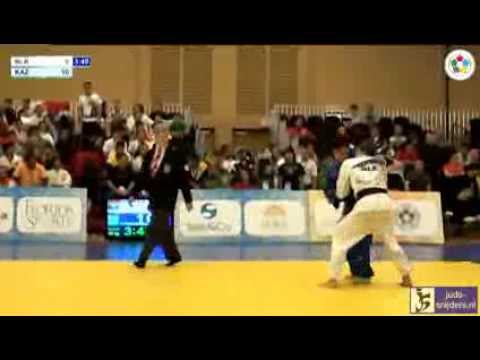Judo 2013: Leshyk (BLR) - Zhenisbek (KAZ) [-55kg]