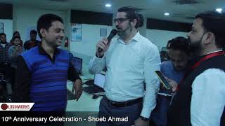 10th Work Anniversary of Shoeb Ahmad @Loginworks