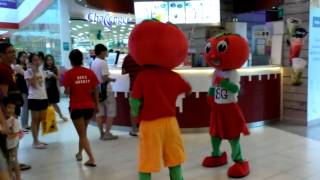 AMK Hub Tomato Mascots
