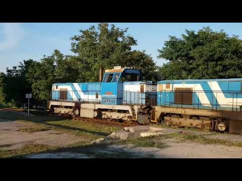 Augustové odklony a pravidelné vlaky cez Kamenín (trať č.152) + v žel.st. Štúrovo 2020_zostrih videí
