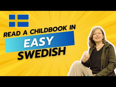 Learn Swedish vocabulary for beginners with a book in easy Swedish!