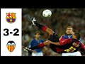 FC Barcelona 3 2 Valencia CF Liga 2000 01 última Jornada Rivaldo Hattrick