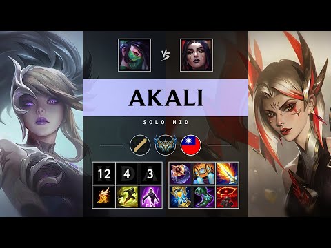 Akali Mid vs LeBlanc - TW Challenger Patch 25.12