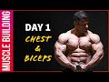 Muscle Building Workout Series - Day 1 | Chest and Biceps | Yatinder Singh