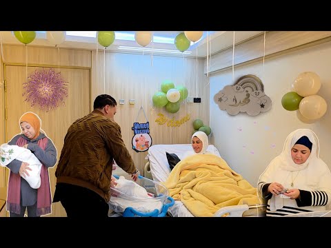 Finally! 💃 A vlog of the birth from inside the hospital! 🎉 After fear and tears, 🥲 Prince Fahd ha...