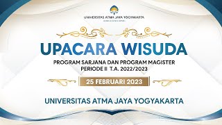 Download lagu Wisuda Universitas Atma Jaya Yogyakarta Periode II Tahun Akademik 2022/2023 mp3