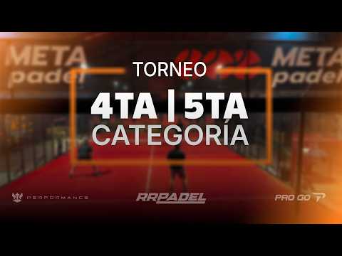 PÁDEL 🎾| TORNEO RELÁMPAGO 4/5TA CATEGORÍA 🔝| CLUB RR PÁDEL 🏟️|