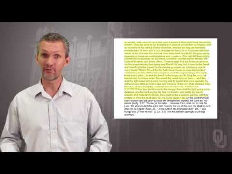 Reading and Note Taking, Writing Tutorial, American History - Robert Scafe