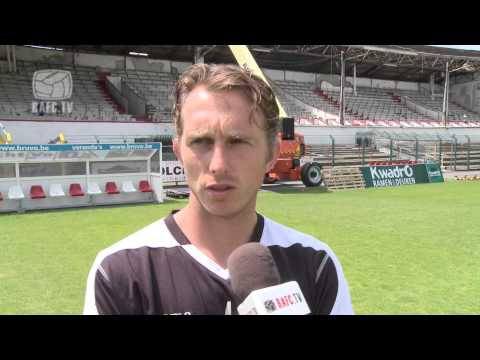 12-06-2014 Jonas De Roeck eerste training RAFC