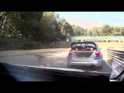 Eropean Rallycross Championship Jochen Coox, Crash