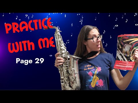 Sax Practice With Me | Standard Of Excellence Alto Sax | Page 29