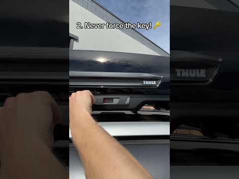 Thule Motion 3 cargo box tips! #thule #roofbox #roofrack