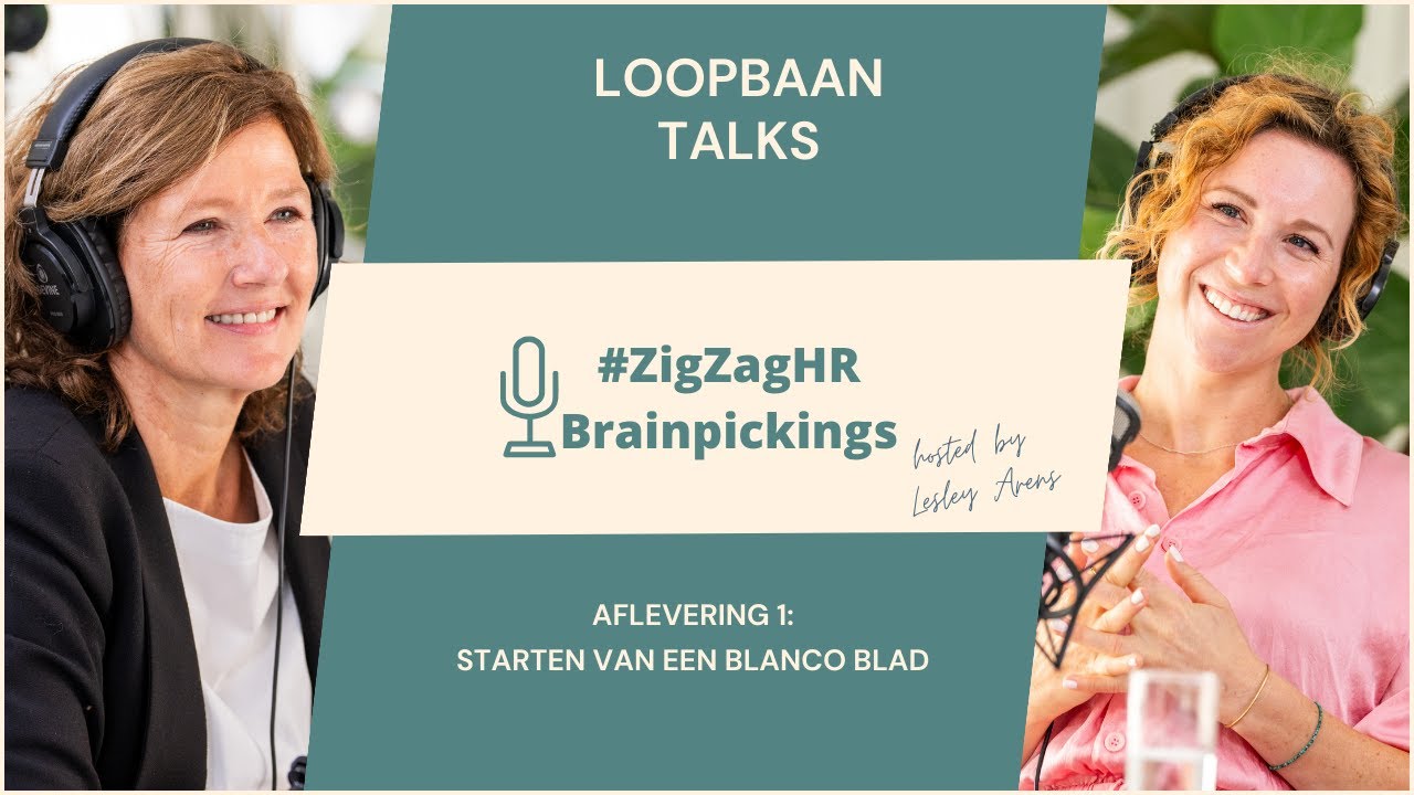 Loopbaan talks: Starten van een blanco blad