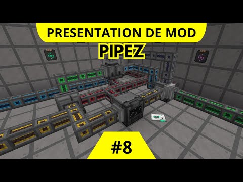 Minecraft | Présentation de mod | #8 | Pipez : Des câbles très intéressants (1.19.2)