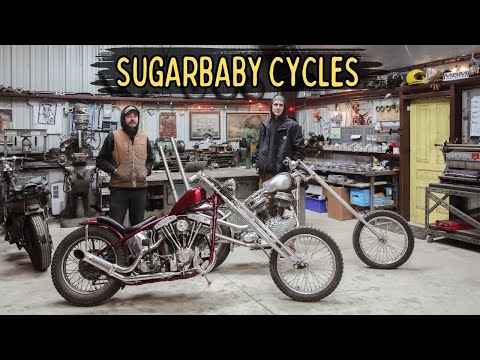 SugarBaby Cycles Shop Tour, Born Free Build, and Chopper Parts