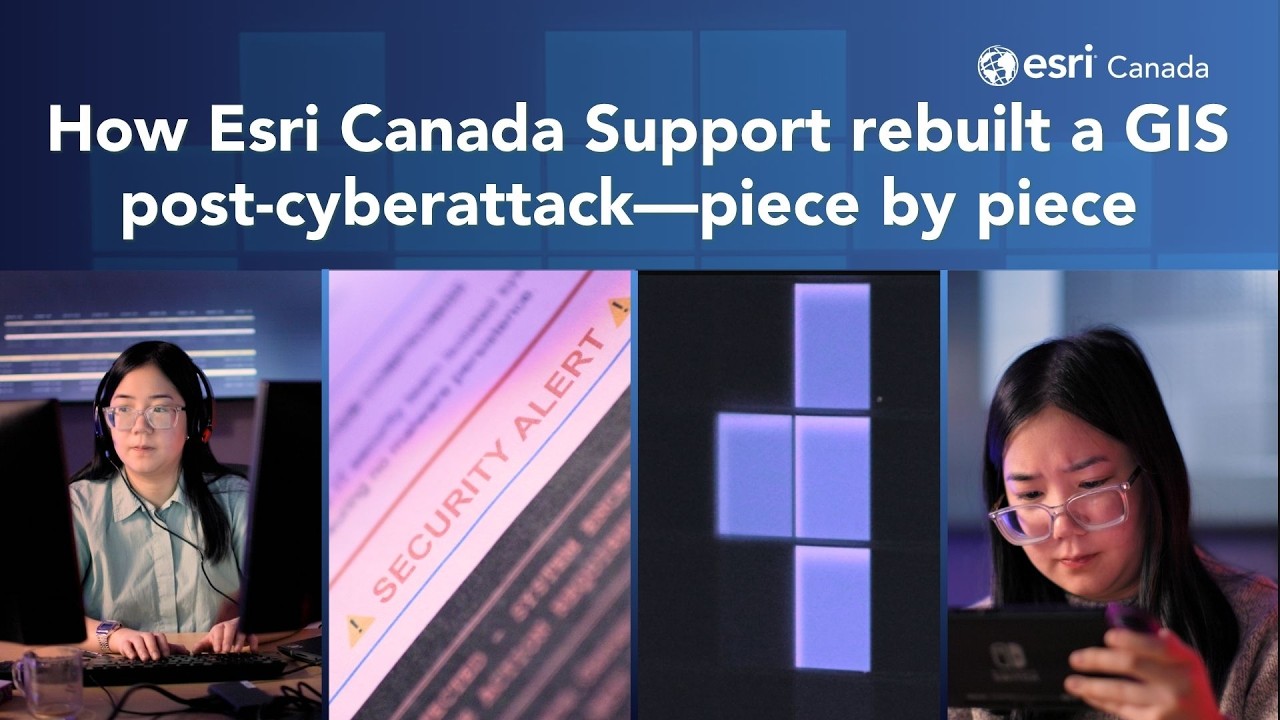 How Esri Canada Support rebuilt a GIS post-cyberattack — piece by piece