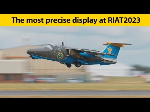 Saab SK 60 the most precise display at RIAT 2023 in 4K